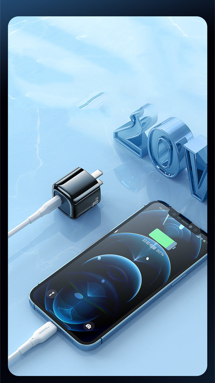 JMT-869706 20W Mini Portable USB-C Charger Compatible with iPhone 12 and other Models