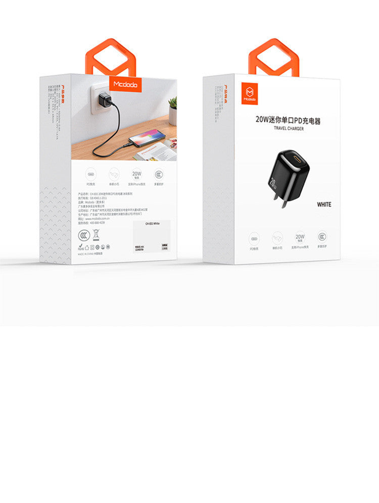 JMT-869706 20W Mini Portable USB-C Charger Compatible with iPhone 12 and other Models