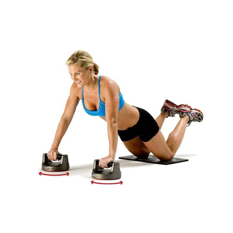JMT-870090 360-Degree Rotatable Push-Up Stand for Enhanced Fitness Training