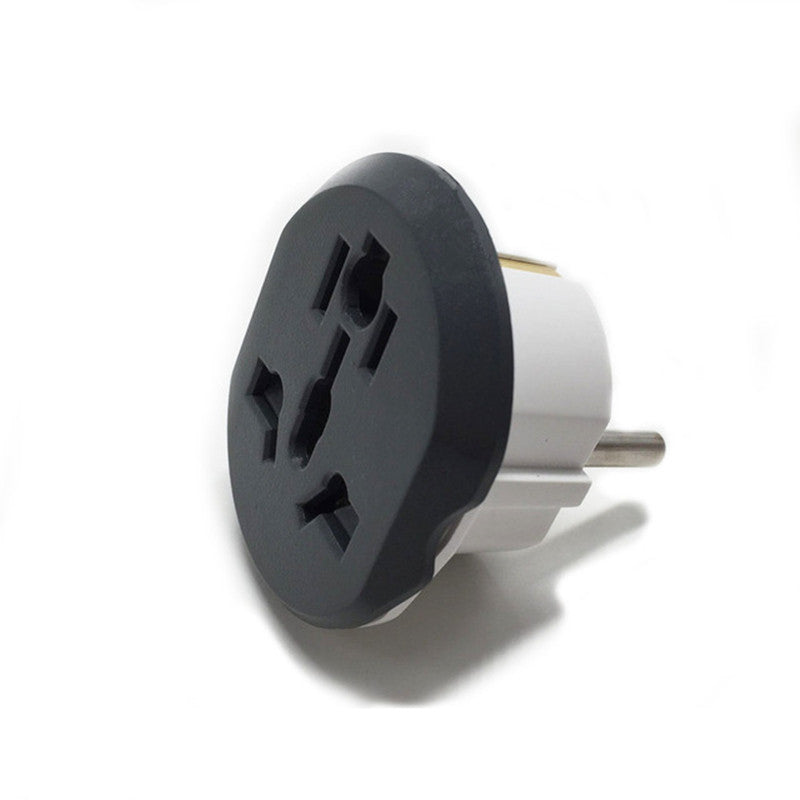 JMT-870474 High Current German Standard Conversion Plug - 16A Pure Copper Adapter for Korean, French, and European Sockets