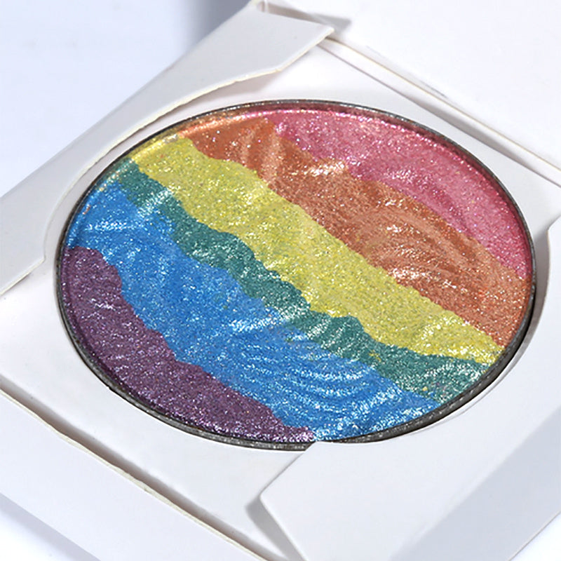 JMT-870602 Rainbow Makeup Powder Highlighter for Face and Eyes, 6g