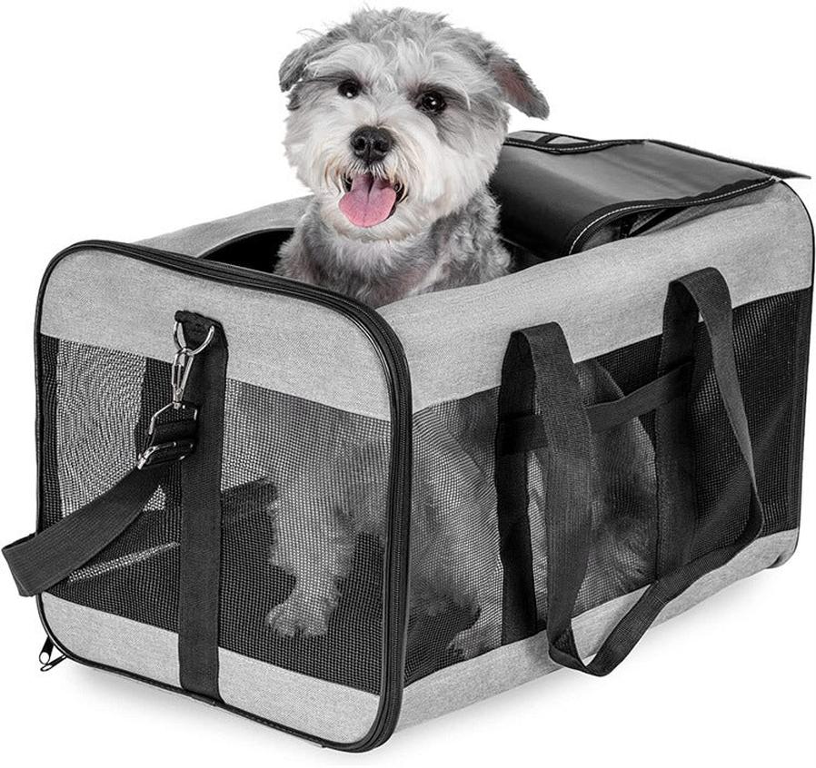 JMT-870666 Portable Foldable Pet Carrier for Dogs and Cats - Breathable Travel Handbag