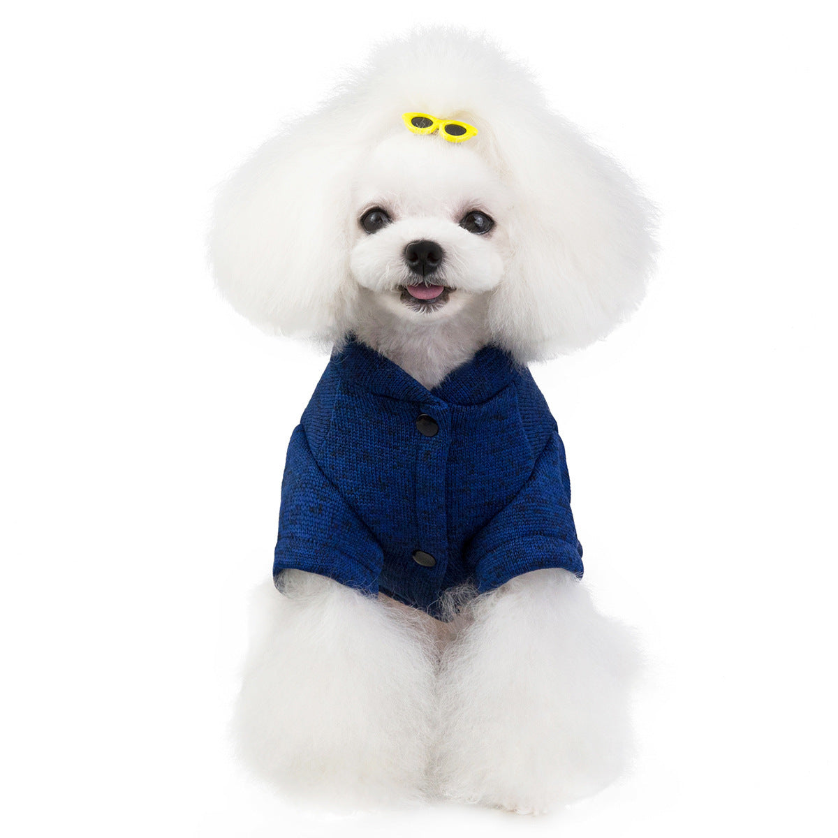 JMT-870794 Cozy Knit Sweatshirt for Dogs in Green, Wine Red, and Blue - Sizes XXS to 9XL