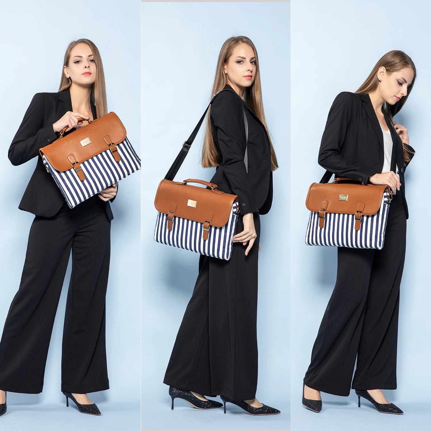JMT-870986 Cute 15.6 Inch Women's Laptop Bag - Stylish Computer Handbag for Work and Daily Use