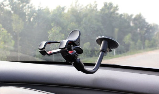 JMT-871178 360° Suction Cup Guitar Phone Holder for Singing in Car with Lyrics Viewing