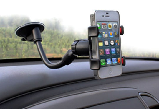 JMT-871178 360° Suction Cup Guitar Phone Holder for Singing in Car with Lyrics Viewing