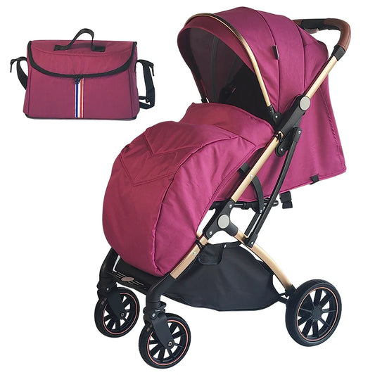 JMT-871178 Lightweight 3-in-1 Baby Stroller with Folding Design for Newborns - Travel Trolley Pushchair Pram
