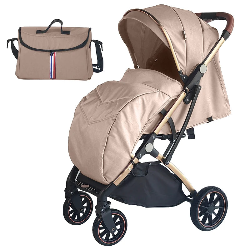 JMT-871178 Lightweight 3-in-1 Baby Stroller with Folding Design for Newborns - Travel Trolley Pushchair Pram