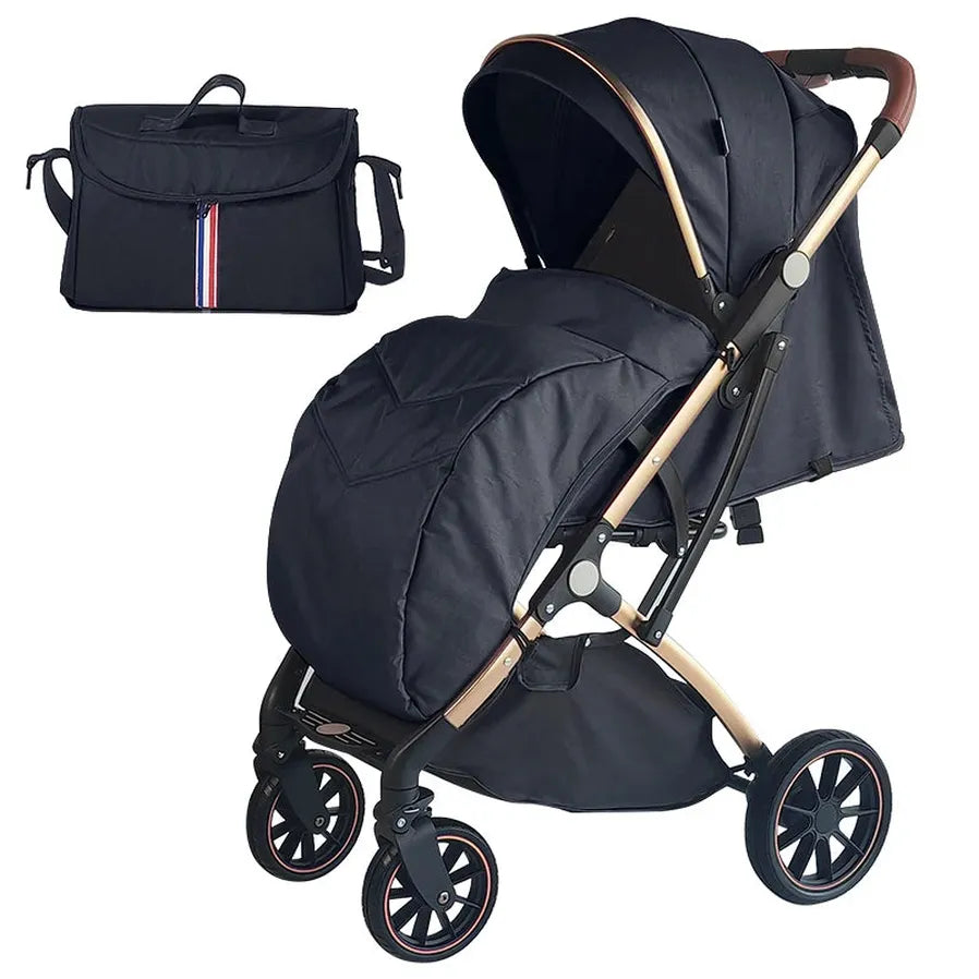 JMT-871178 Lightweight 3-in-1 Baby Stroller with Folding Design for Newborns - Travel Trolley Pushchair Pram