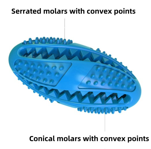 JMT-871306 Round Rubber Food Dispensing Pet Toy Ball for Dogs - Eco-Friendly Puzzle Teeth Cleaning Toy