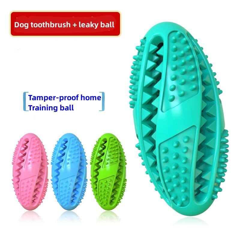 JMT-871306 Round Rubber Food Dispensing Pet Toy Ball for Dogs - Eco-Friendly Puzzle Teeth Cleaning Toy