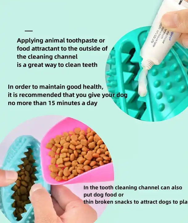 JMT-871306 Round Rubber Food Dispensing Pet Toy Ball for Dogs - Eco-Friendly Puzzle Teeth Cleaning Toy