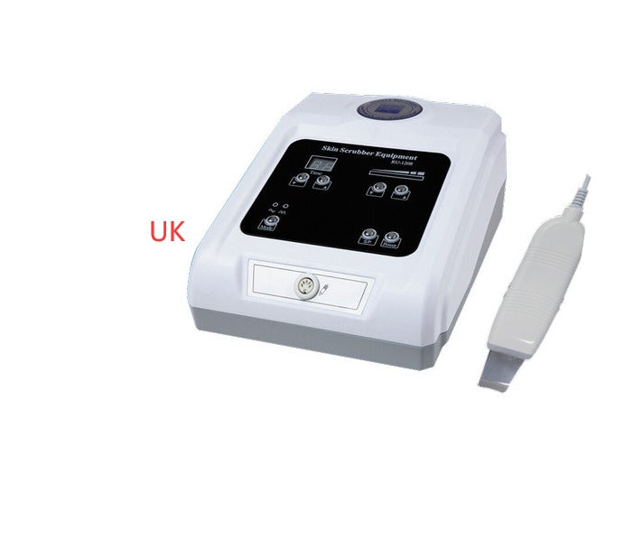 JMT-871306 Ultrasonic Peeling Machine for Deep Pore Cleansing and Skin Exfoliation - Black & White, 33cm x 27cm x 18cm