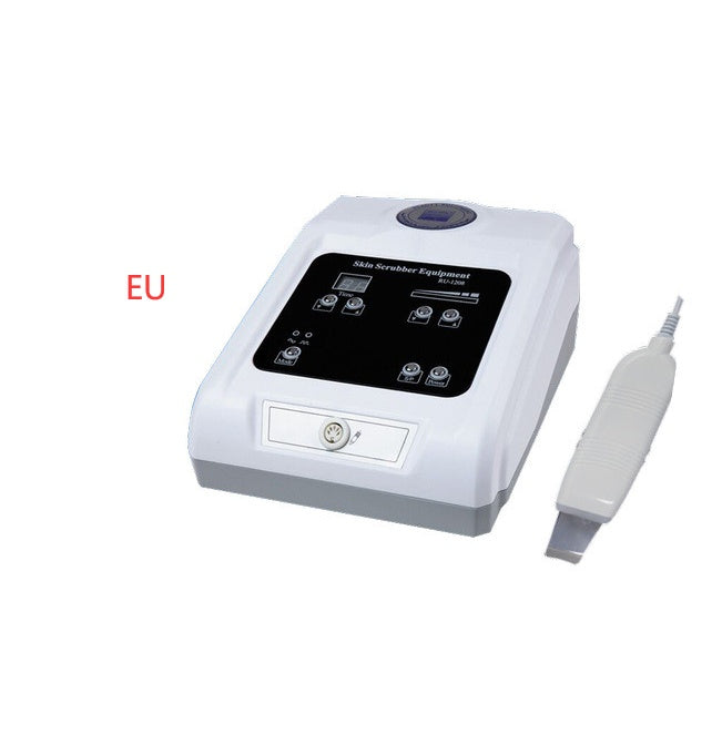 JMT-871306 Ultrasonic Peeling Machine for Deep Pore Cleansing and Skin Exfoliation - Black & White, 33cm x 27cm x 18cm