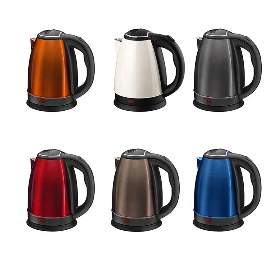 JMT-871434 Stainless Steel Electric Water Kettle with 360 Degree Rotational Base, 2.0L Capacity