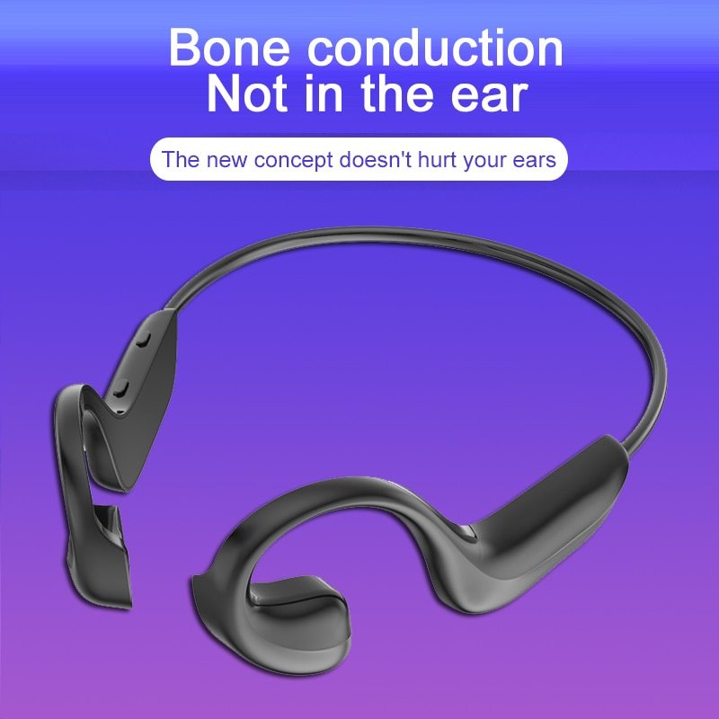 JMT-871498 Wireless Bone Conduction Bluetooth Headset with Call Function and Waterproof Design