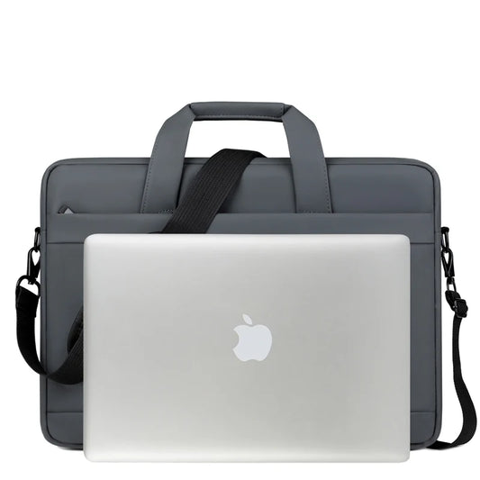 JMT-872138 Waterproof Leather Laptop Sling Shoulder Bag for Men