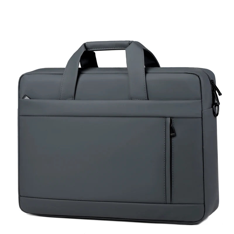 JMT-872138 Waterproof Leather Laptop Sling Shoulder Bag for Men
