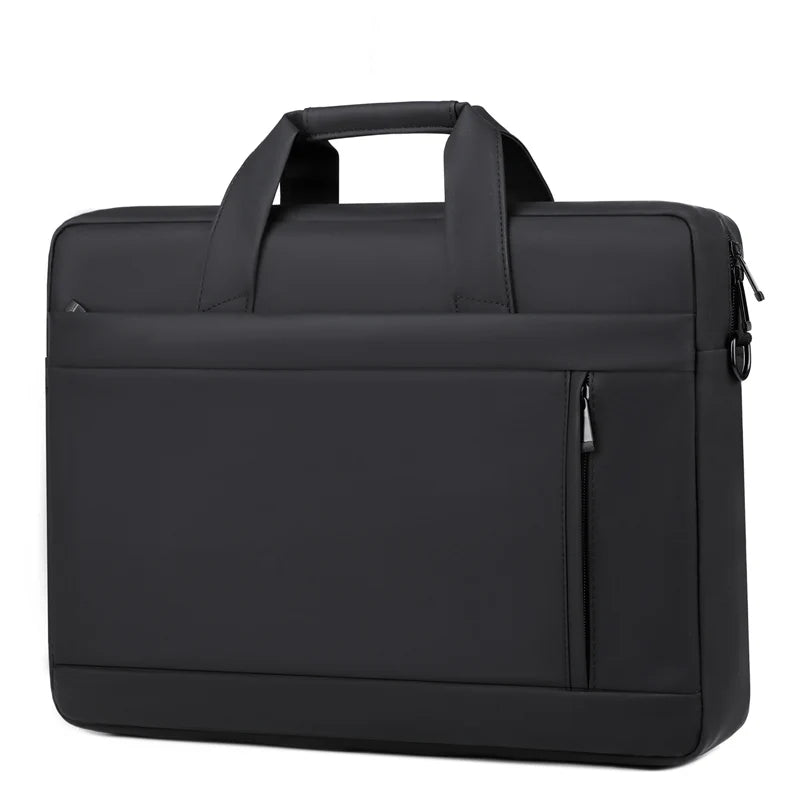 JMT-872138 Waterproof Leather Laptop Sling Shoulder Bag for Men