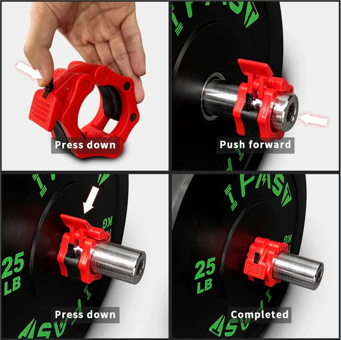 JMT-872394 Quick Release Barbell Plate Frame with Secure Buckle System