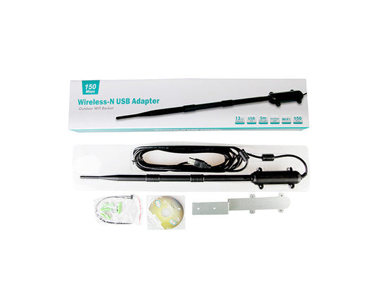 JMT-872650 High Power 9dBi Outdoor WiFi Antenna with 1500m Range, Waterproof Design, MIMO Support