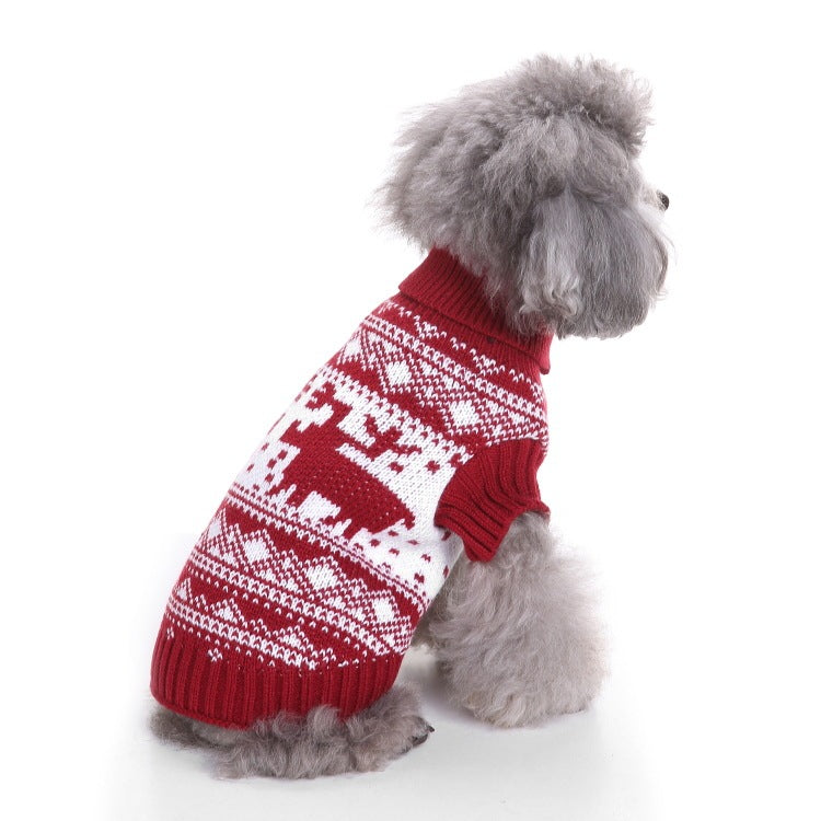 JMT-873098 Cozy Wool Sweater for Pets - Perfect for Autumn and Winter Wear