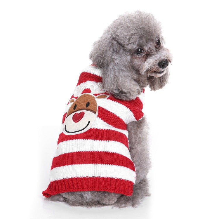 JMT-873098 Cozy Wool Sweater for Pets - Perfect for Autumn and Winter Wear