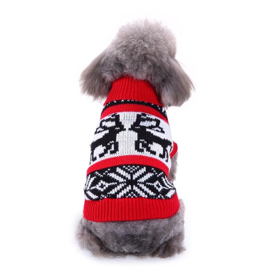 JMT-873098 Cozy Wool Sweater for Pets - Perfect for Autumn and Winter Wear