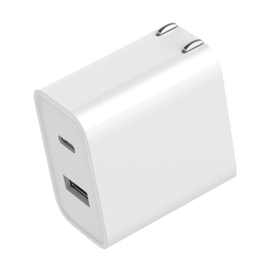 JMT-873162 30W Dual Port USB Charger with USB-C and USB-A Compatibility