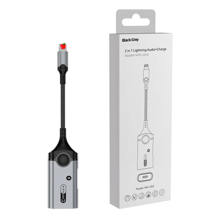 JMT-874442 8-Pin to 3.5mm Audio Adapter for High-Quality Wired Audio Connection
