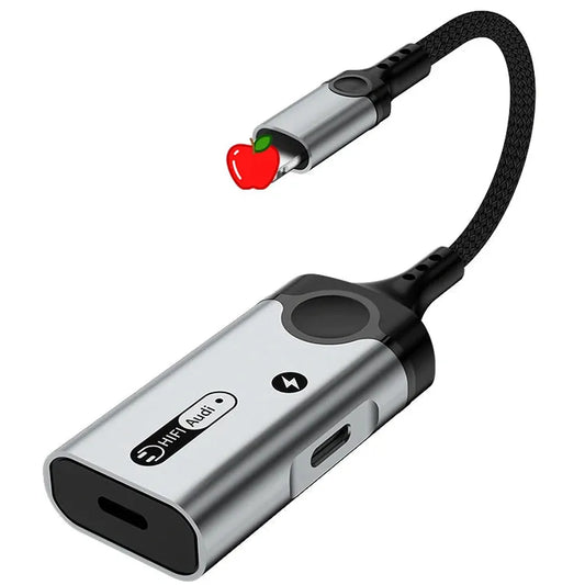 JMT-874442 8-Pin to 3.5mm Audio Adapter for High-Quality Wired Audio Connection