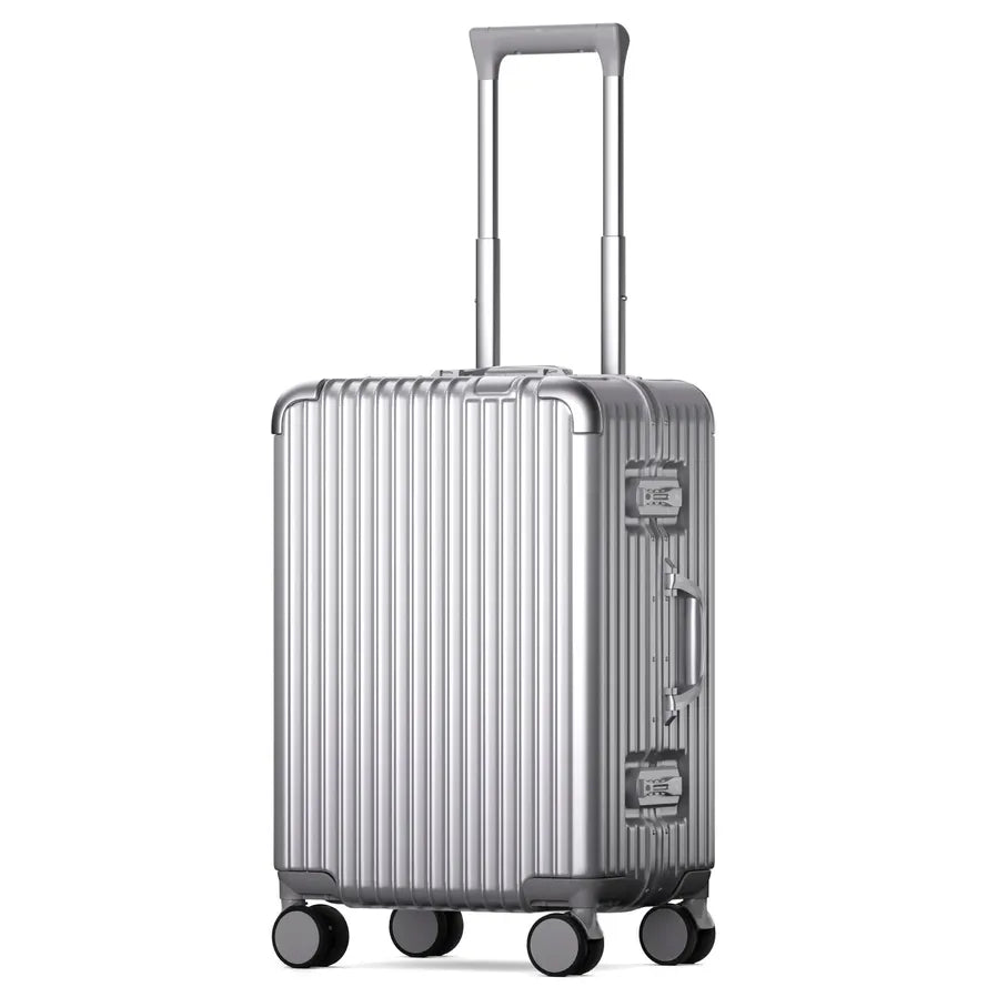 JMT-874506 Aluminium Hard Shell 27-Inch Travel Trolley Suitcase with Durable Design