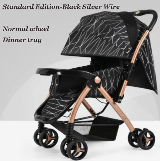 JMT-874762 Cost-effective Standard Baby Stroller with Ordinary Wheels – Available in 4 Colours