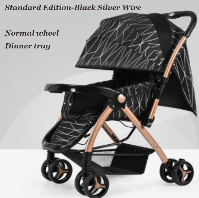 JMT-874762 Cost-effective Standard Baby Stroller with Ordinary Wheels – Available in 4 Colours