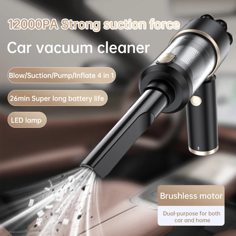 JMT-875082 Wireless Car Vacuum Cleaner with 100W Brushless Motor and 16000PA Suction Power