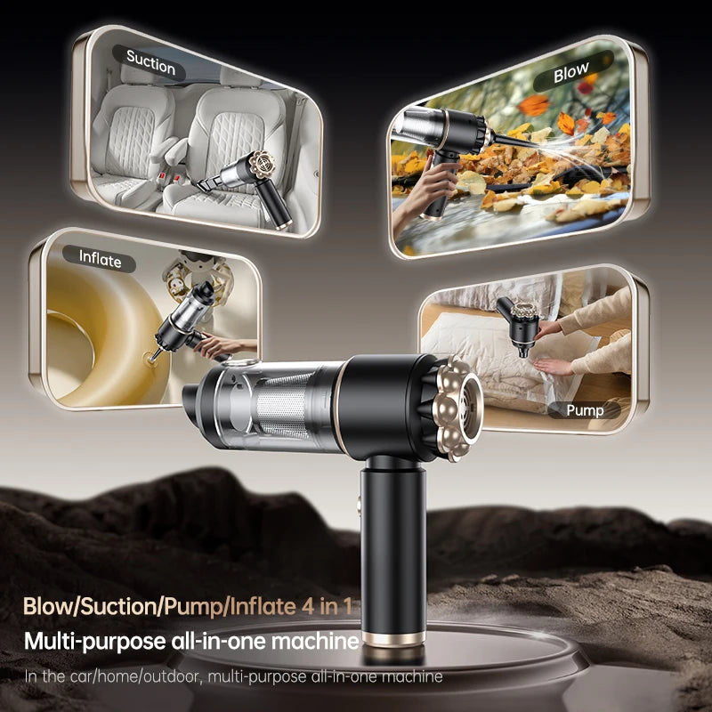 JMT-875082 Wireless Car Vacuum Cleaner with 100W Brushless Motor and 16000PA Suction Power