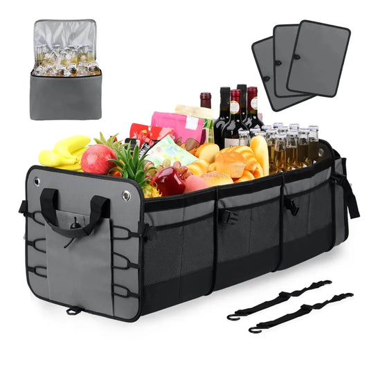 JMT-875402 Collapsible Folding Trunk Organizer for Car and Truck Storage Solutions