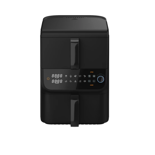JMT-875530 Dual Core 11L Electric Air Fryer with Smart Control and Stainless Steel Design