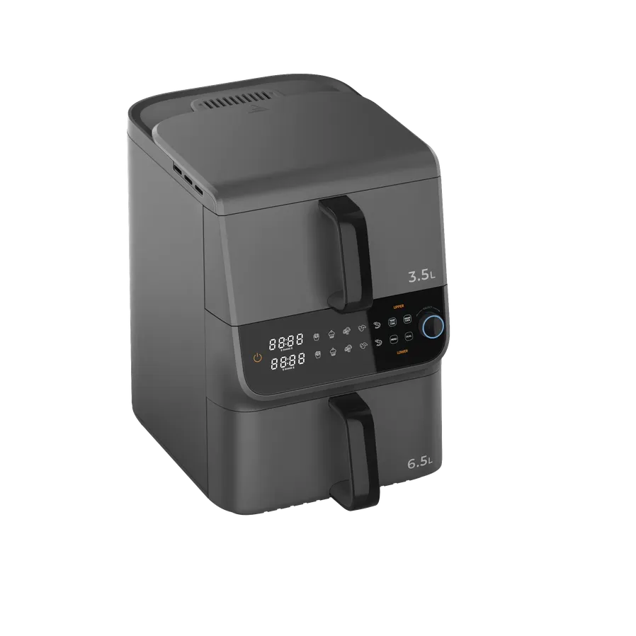 JMT-875530 Dual Core 11L Electric Air Fryer with Smart Control and Stainless Steel Design