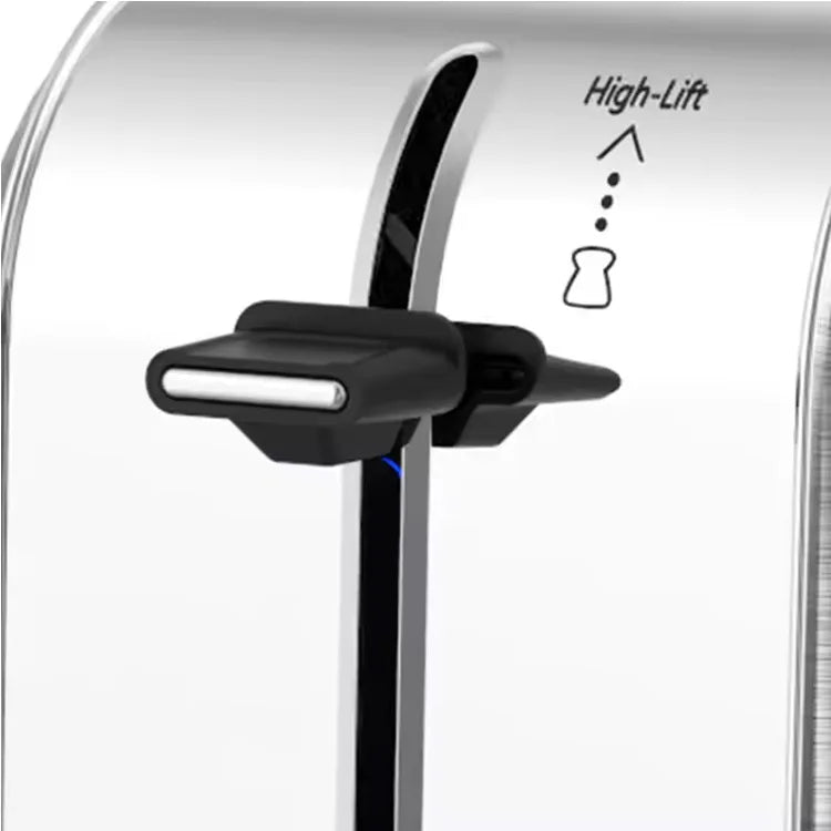 JMT-875722 Stainless Steel Digital Retro Toaster - 2 Slice, 950W Power, CE/ETL Certified