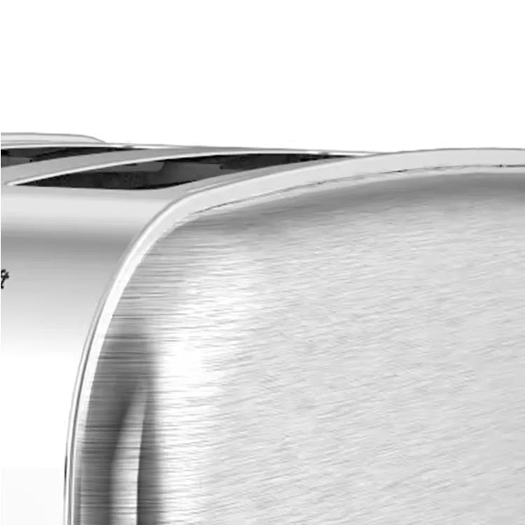 JMT-875722 Stainless Steel Digital Retro Toaster - 2 Slice, 950W Power, CE/ETL Certified