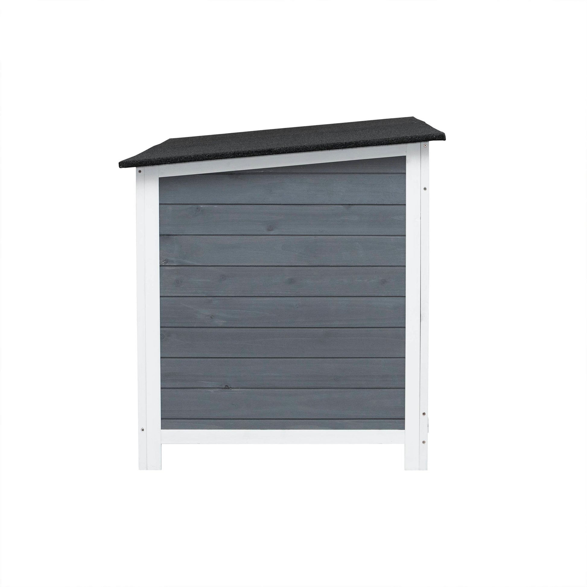 JMT-875786 Outdoor Chicken Hutch with Running Cage and Fir Wood Construction