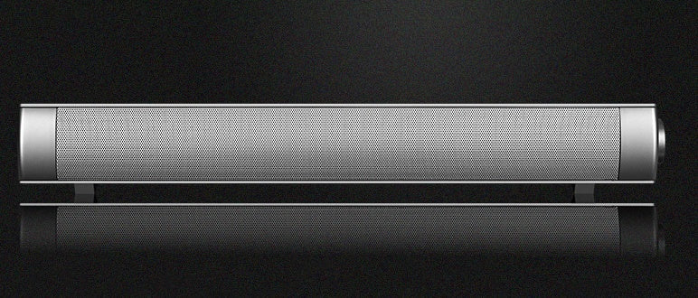 JMT-876106 Echo Wall Sound Bar with Bluetooth, FM Radio, and Remote Control