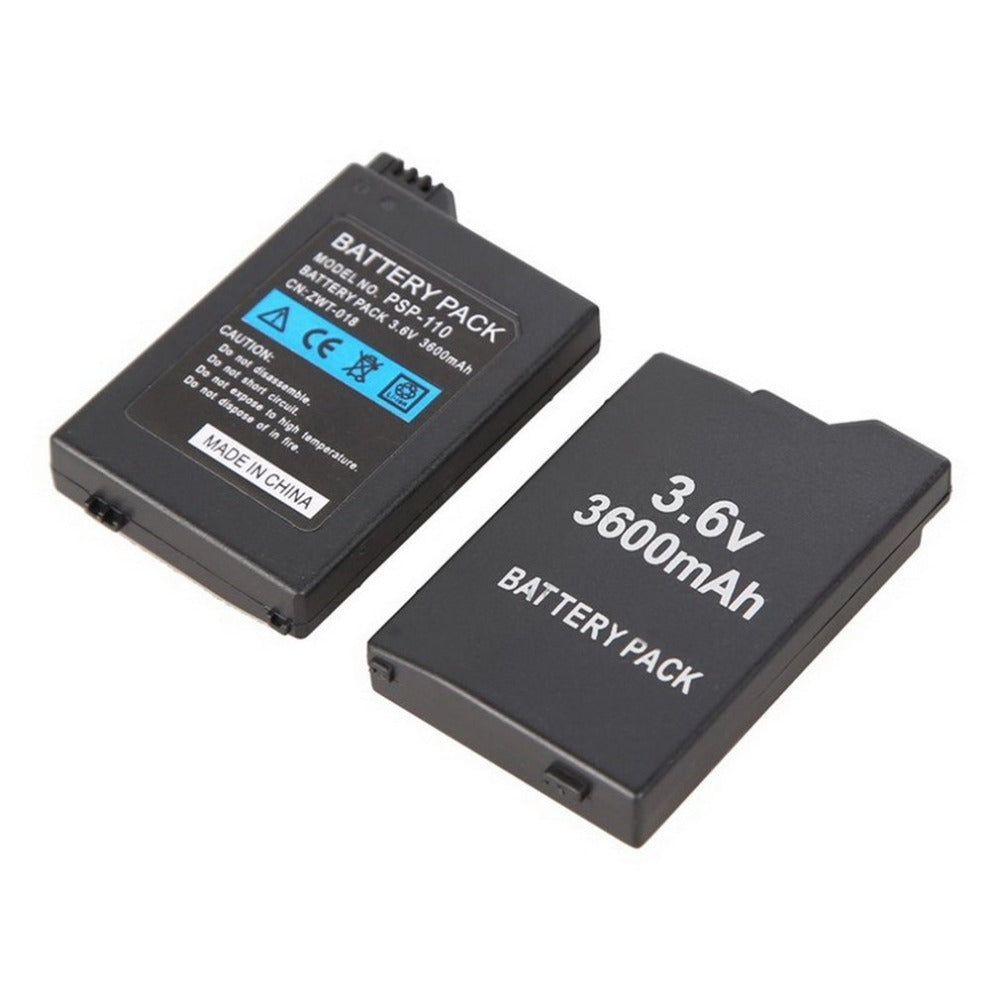 JMT-876106 PSP2400 Battery for PSP2000 and PSP3000 Gaming Consoles - 2400/3600mAh Capacity