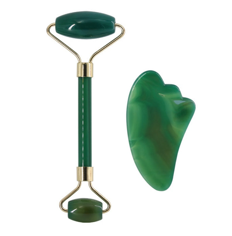 JMT-876170 Jade Roller and Gua Sha Set for Facial Massage and Skin Care