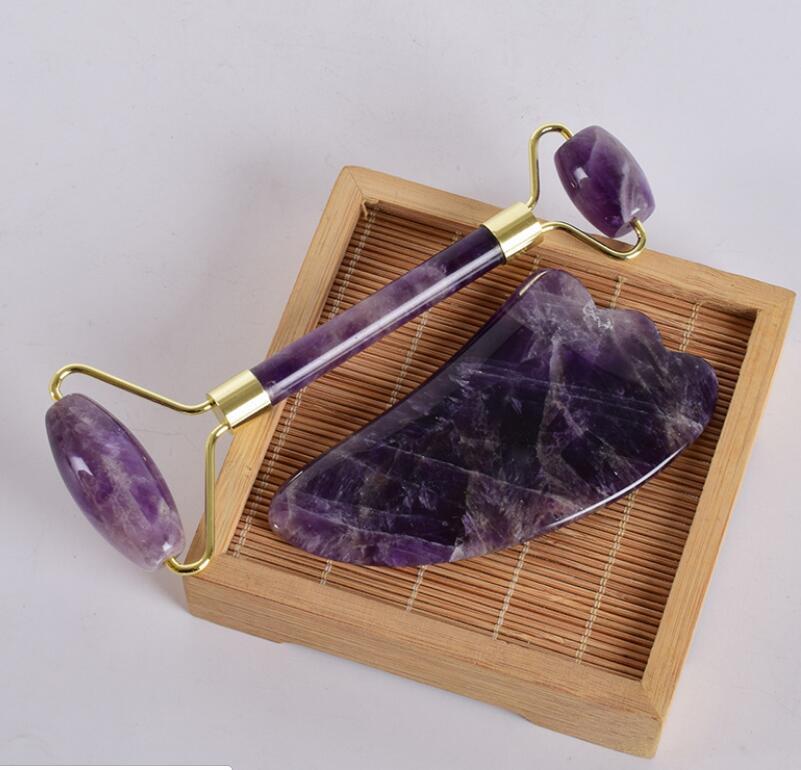 JMT-876170 Jade Roller and Gua Sha Set for Facial Massage and Skin Care