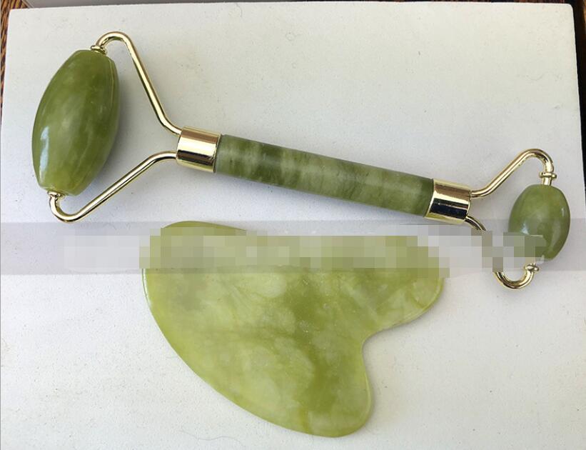 JMT-876170 Jade Roller and Gua Sha Set for Facial Massage and Skin Care