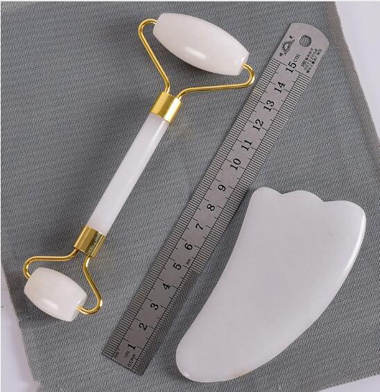 JMT-876170 Jade Roller and Gua Sha Set for Facial Massage and Skin Care