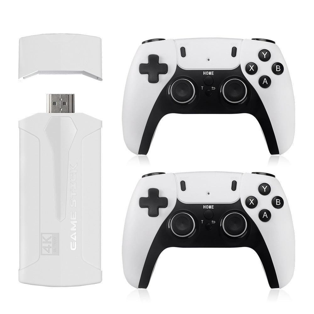 JMT-876234 High-Definition 4K Retro Game Console with Dual Controllers and E-Book Feature