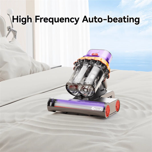 JMT-876234 Wireless Mini Vacuum Cleaner with 20kPa Strong Suction and UV-C Technology for Allergy and Mite Elimination, Ideal for Beds, Sofas, and Cars